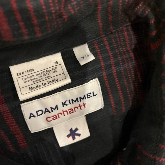 Carhartt Adam Kimmel Men’s XS Button Up Shirt - Picture 6 of 15